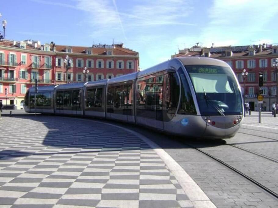 Studio Avec Clim A 100M Plage - 15Min Centre Ville Nizza Kültér fotó