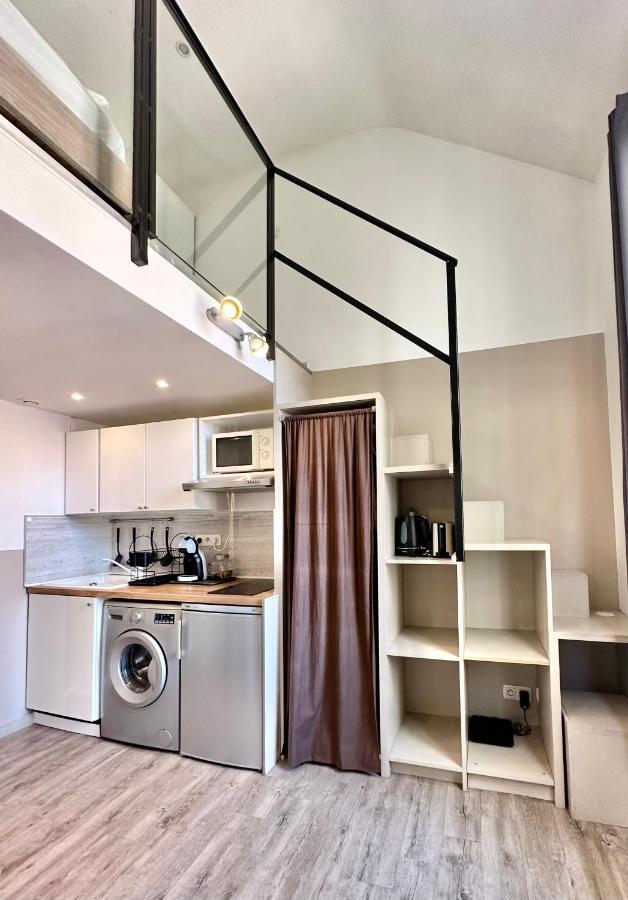 Studio Avec Clim A 100M Plage - 15Min Centre Ville Nizza Kültér fotó