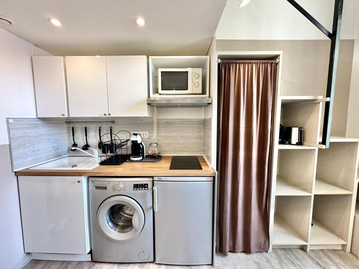 Studio Avec Clim A 100M Plage - 15Min Centre Ville Nizza Kültér fotó
